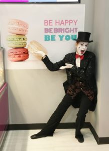 Penny England as Tuxedo Mime