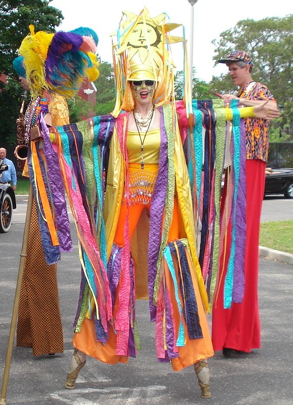 Penny England as Summer Solstice on Stilts