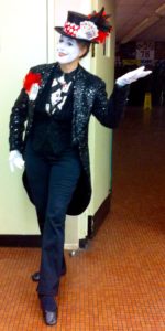 Penny England as Casino Mime